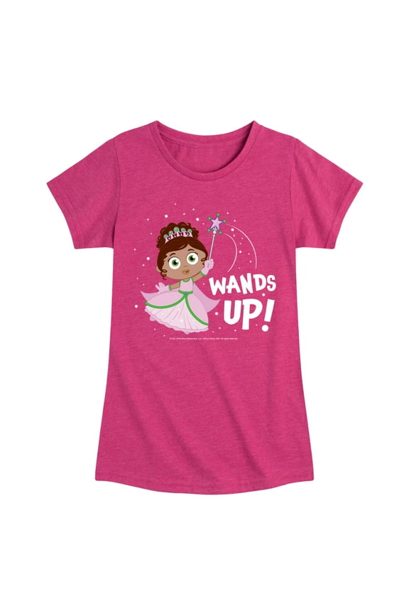 Super Why - Wands Up - Girls Toddler And Youth Fitted Short Sleeve Graphic T-Shirt