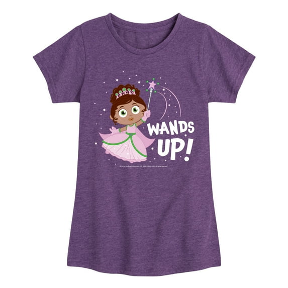 Super Why - Wands Up - Girls Toddler And Youth Fitted Short Sleeve Graphic T-Shirt