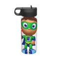 Super Why Water Bottle, Cute Pattern Stainless Steel Vacuum Insulated