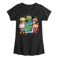 thumbnail image 1 of Super Why - Whyatt And Friends - Girls Fitted Short Sleeve Tee, 1 of 4
