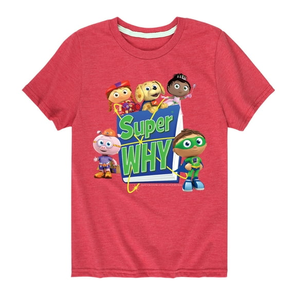 Super Why - Whyatt And Friends - Toddler And Youth Short Sleeve Tee
