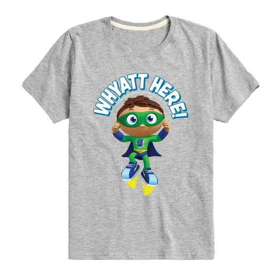 Super Why - Whyatt Here - Toddler And Youth Short Sleeve Tee