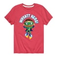 thumbnail image 1 of Super Why - Whyatt Here - Youth Short Sleeve T-Shirt, 1 of 4