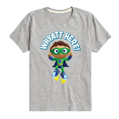 Super Why - Whyatt Here - Toddler And Youth Short Sleeve Tee