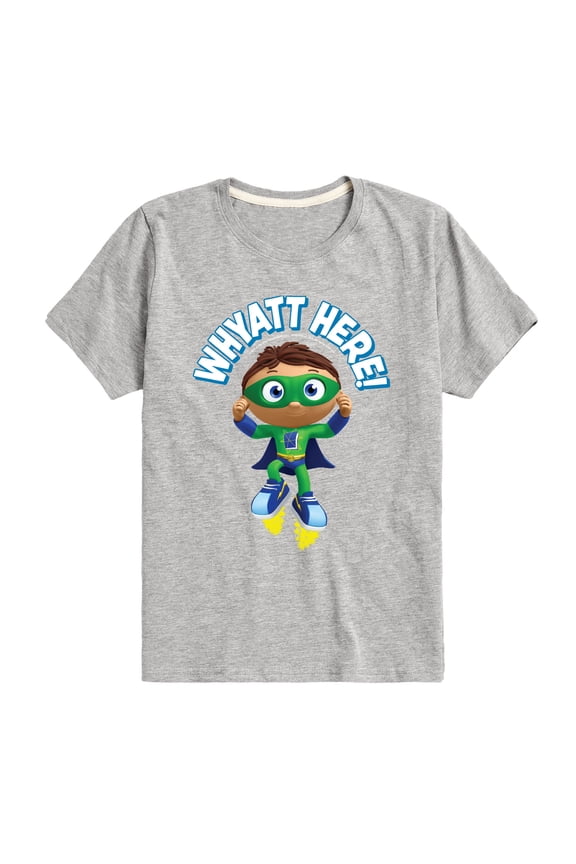 Super Why - Whyatt Here - Toddler And Youth Short Sleeve Tee