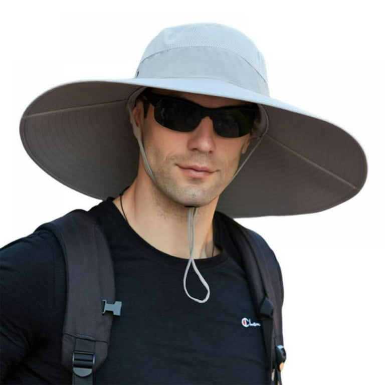 Super Wide Brim Bucket Hat Summer UPF 50+ Sun Hats Waterproof Fisherman  Hats With Chin Strap, Fishing Hiking Camping Hats for Men Women