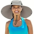 thumbnail image 1 of Super Wide Brim Sun Hat for Men and Women, Waterproof Bucket Hat for Fishing, Hiking, Camping(Grey), 1 of 4