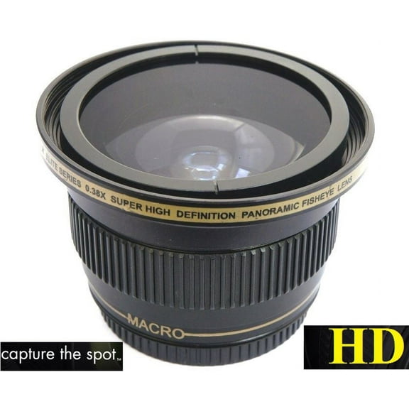 Super Wide Hi-Def Fisheye Lens for Samsung NX500 NX3300 EV-NX500 EV-NX3300 (43mm Compatible)