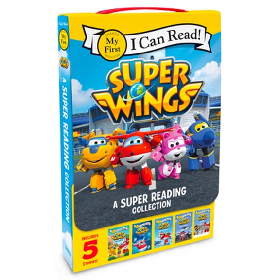 Pre-Owned Super Wings: A Super Reading Collection: Cold Feet, a Super First Day, Lost Stars, Shark Surf Surprise, Airport Adventure (My First I Can Read) Paperback