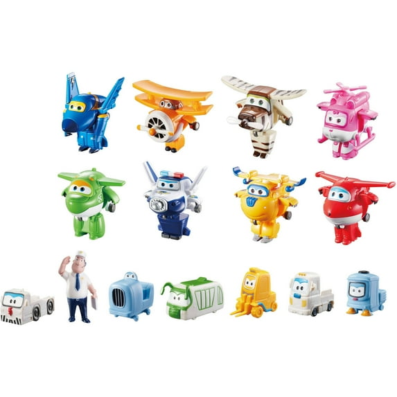 Super Wings Airport Crew Collector Pack (15 Figures)