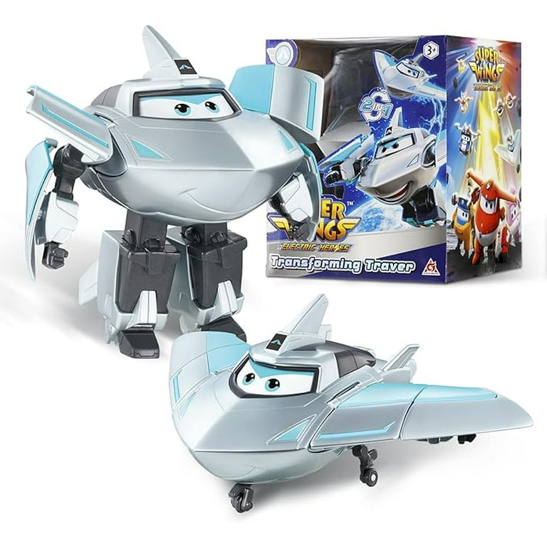 Super Wings Transformer Toys 2 in 1 Mode Traver Action Figure 5 Airplane Robot Toys Season 8 New Characters Plane to Robot Fun Toy Plane Vehicle