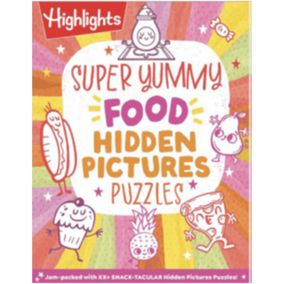 Super Yummy Food Hidden Pictures Puzzles (Paperback)