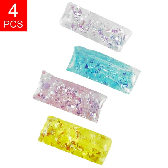 Super Z Outlet 4 Pack Water Snake Jelly Wigglers Wiggle Sensory Toys Bright Colors Party Favor Prizes