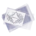 thumbnail image 1 of Super Z Outlet Clear Solid Print Holiday Resealable Display Cellophane Party Bag, 1 of 2