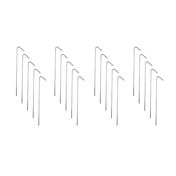Super Z Outlet Steel 9" Tent Stakes (20 Pack)