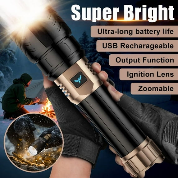 backpacking rechargeable led flashlight 800-Lumen USB Mini Waterproof Keychain Torch, Multi-Pack 28 Trekker Essentials range illumination The Best Backpacking Rechargeable Flashlights