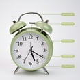 Superloud Retro Bell Alarm Clock Quiet Children's Electronic Alarm
