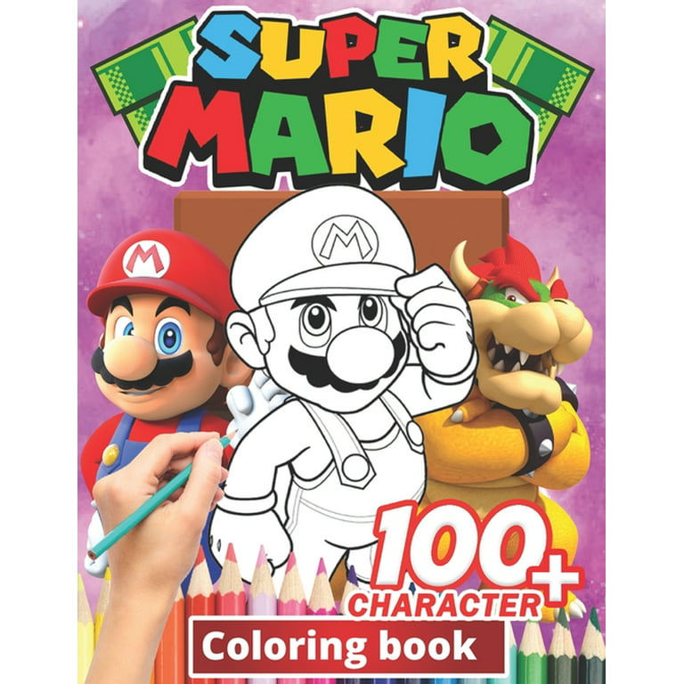 super mario coloring book
