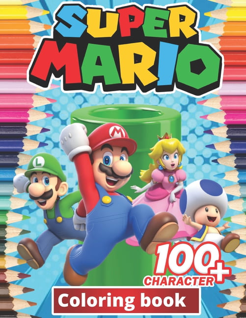 Super Mario Coloring Book for kids, activity book for children ages 2-5  (Paperback)