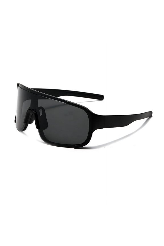 Super protective mirror lenses outdoor sunglasses for men and women cycling sports glasses cycling windproof sunglasses dazzling glasses retro flat top matte black frame