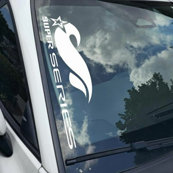 Super series stars Vinyl Decal Sticker Bumper Window UV & Water Resistance Banner 21" perfect fit for windshield Low life
