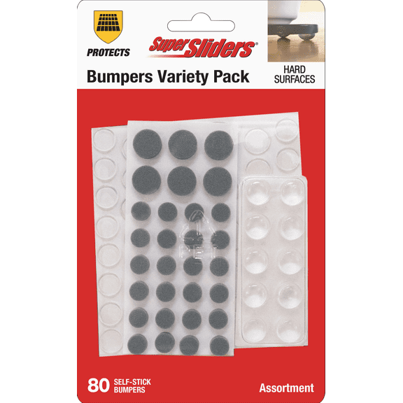 Super sliders Self Adhesive Furniture/Wall Bumper - Pack of 4 Residential Use, Standard Application