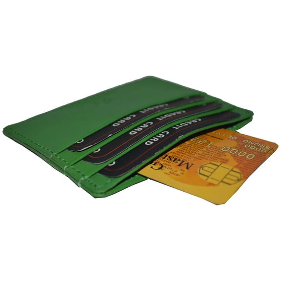 Super slim Card holder with 3 Card slots on each side