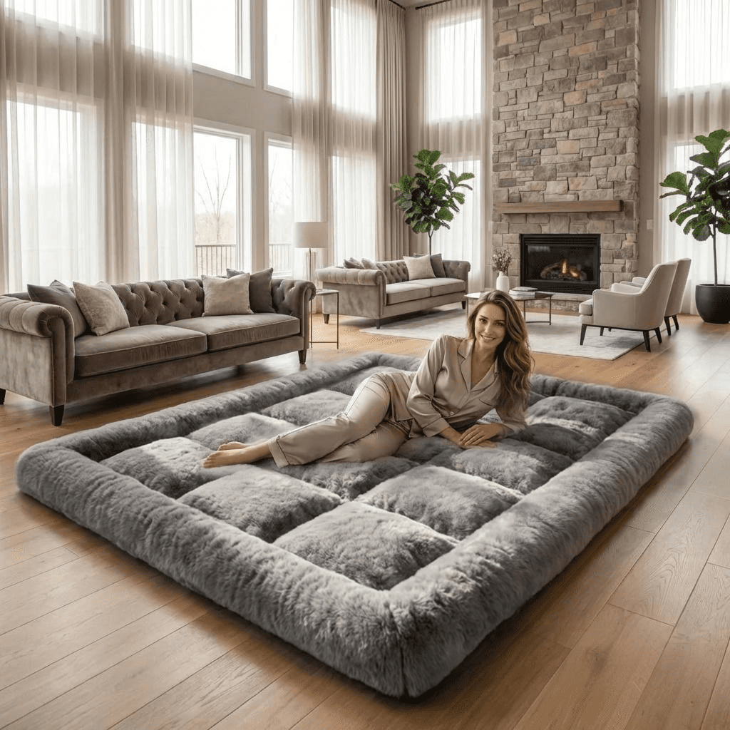 Super soft and fluffy floor mattress，Foldable sofa mattress, Suitable for camping guest rooms, dormitory bedrooms, bedrooms, and caravans, mattresses