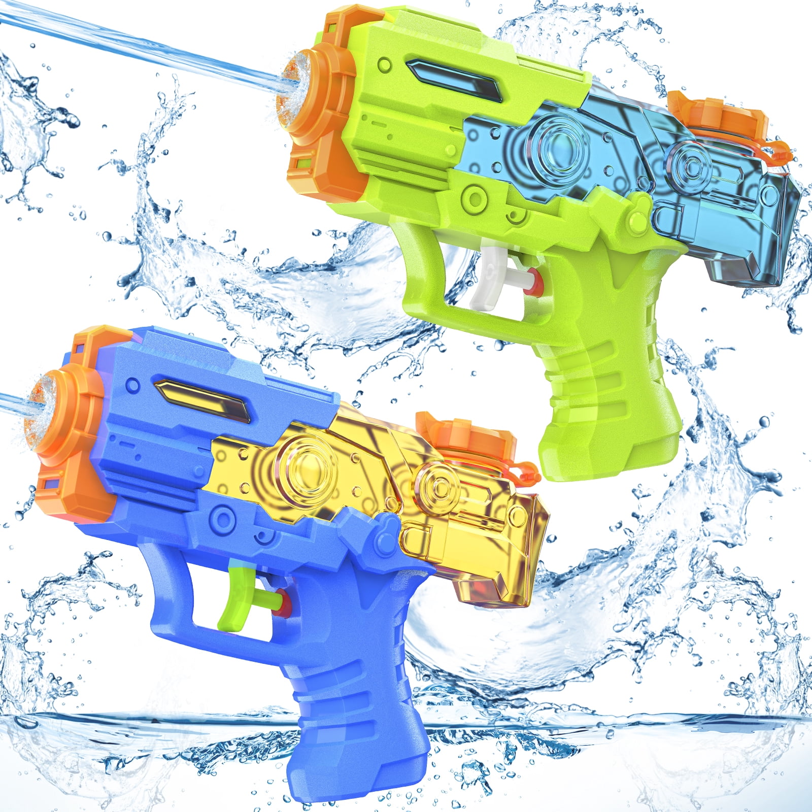 2pcs-Water Soaker Super Water Soaker for Kids-Toy Swimming Pool Beach Sand Water Fighting Toy