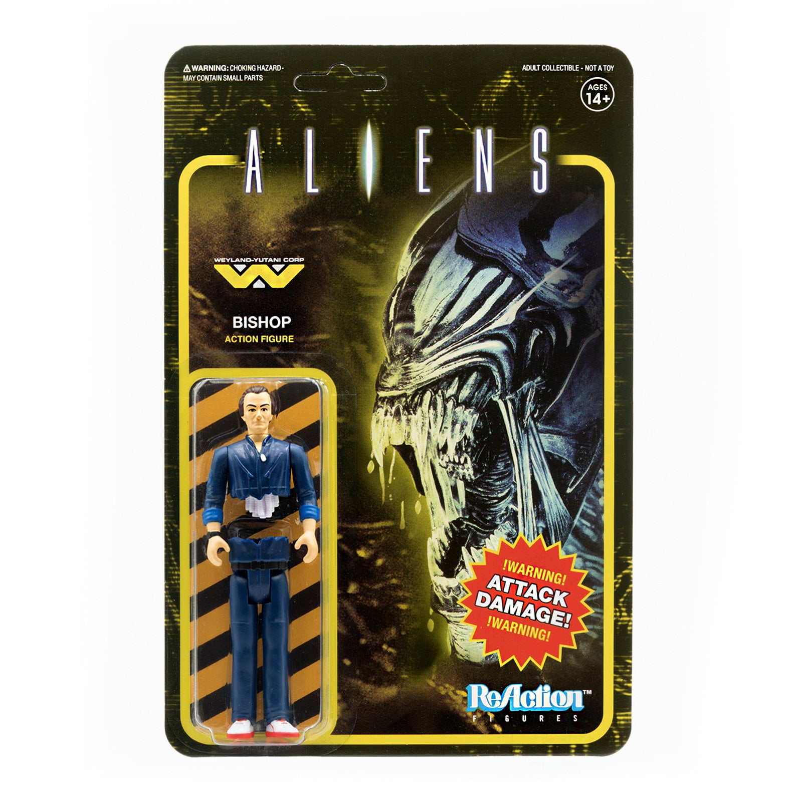 新品 Super7 ReAction Figures ALIEN エイリアン Super7 Aliens Bishop ReAction Figure 3.75