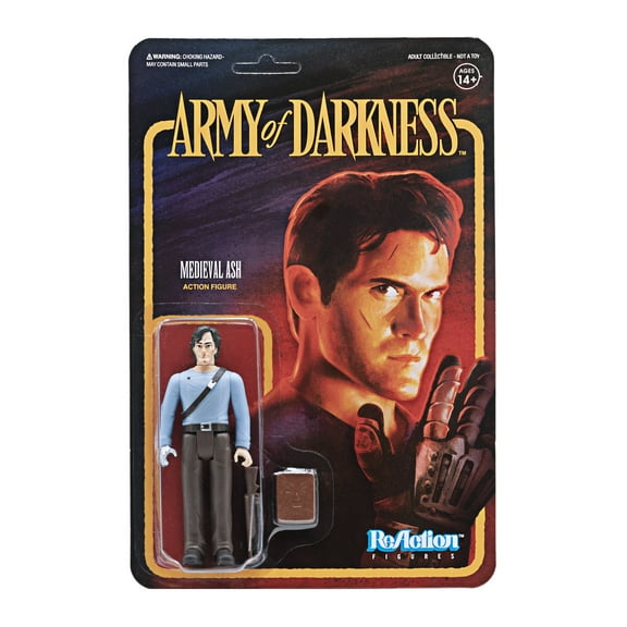 Super7 Army of Darkness Medieval Ash ReAction Figure 3.75 inches