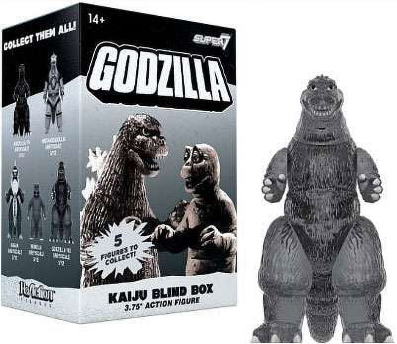 怪空の大冒険 Complete Box7枚組 Super7, Collectible Godzilla Action Figure, PVC Silver, 3.75