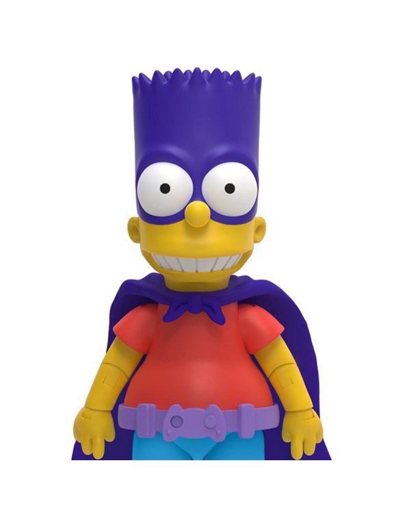 Collectible Teen Bart Simpson Action Figures, Plastic Purple, 9.50" x 4.50"