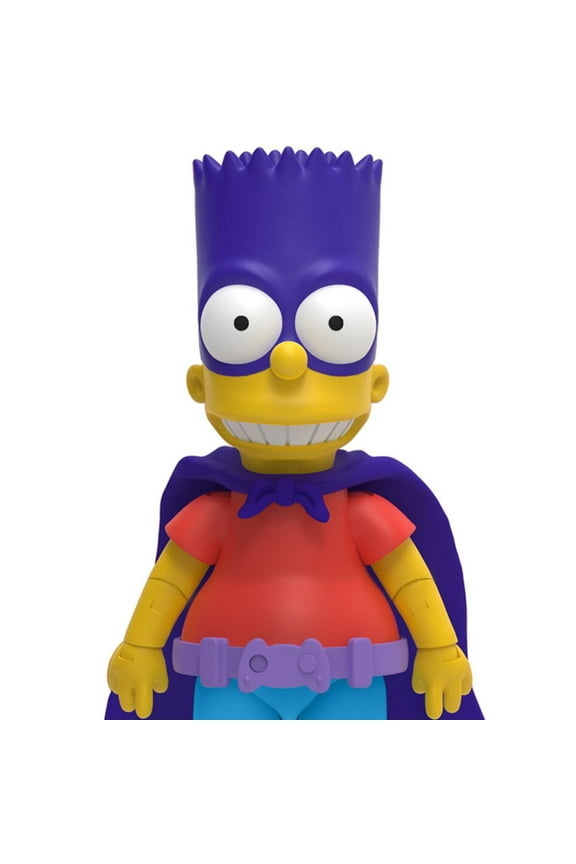 Collectible Teen Bart Simpson Action Figures, Plastic Purple, 9.50" x 4.50"