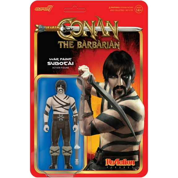 Super7 - Conan the Barbarian - Reaction WV2 - Subotai (War Paint), Super7, Gifts