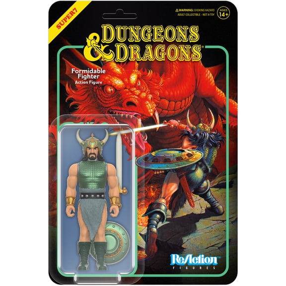 Super7 - Dungeons & Dragons - Reaction Figures Wv3 - Formidable Fighter