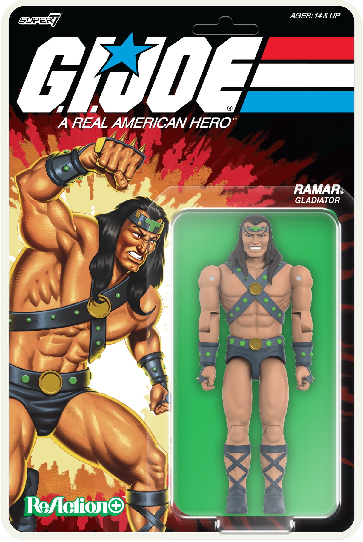 Super7 - G.I. Joe - ReAction+ Figures - Ramar - Walmart.com