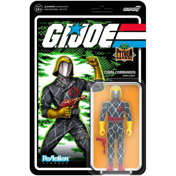 Super7 - G.I. Joe - ReAction Figures Wv 6 - Python Patrol Cobra Commander