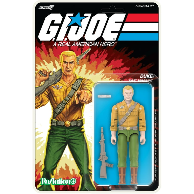 Super7 - G.I. Joe - ReAction+ Wv2 - Duke (Cartoon) - Walmart.com
