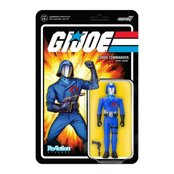 Super7 - G.I. Joe Reaction Figures Wave 1A - Cobra Commander [COLLECTABLES] Action Figure, Figure, Collectible
