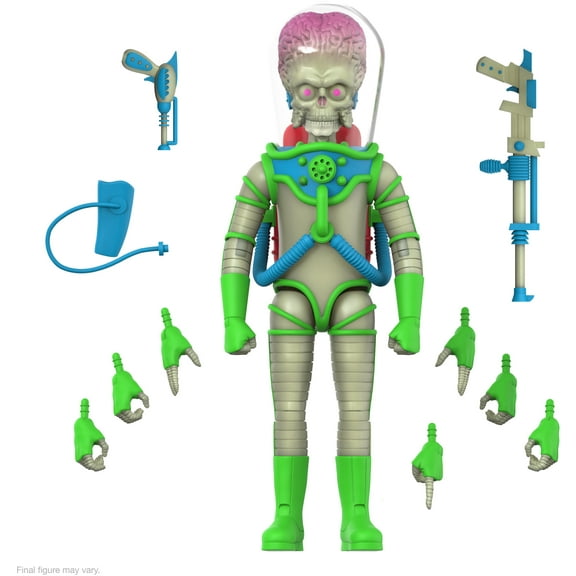Super7 - Mars Attacks - ULTIMATES! Wv2 - Martian (Glow) Action Figure