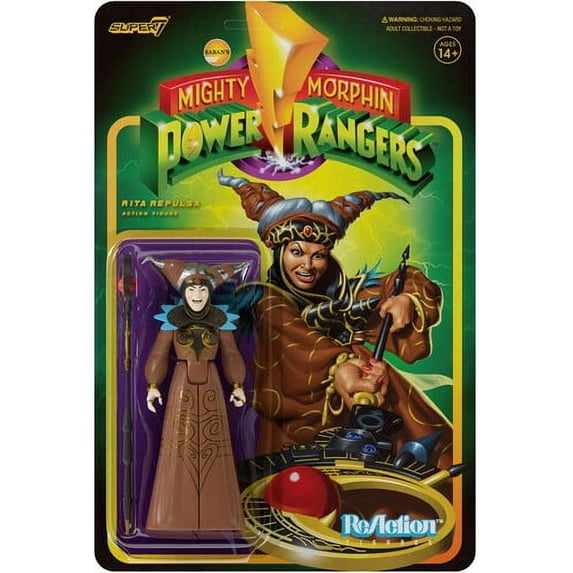 Super7 - Mighty Morphin' Power Rangers ReAction Figure Wave 1 - Rita Repulsa, Super7, Gifts