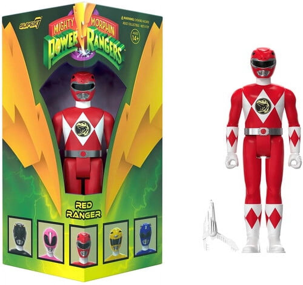 Super7 - Mighty Morphin Power Rangers - Reaction Sdcc 2023 - Red Ranger ...