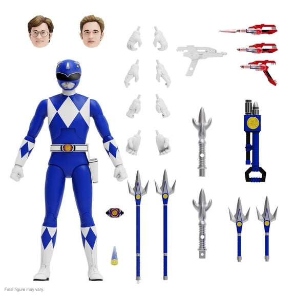 Super7 - Mighty Morphin Power Rangers ULTIMATES! Wave 3 - Blue Ranger, Super7, Gifts