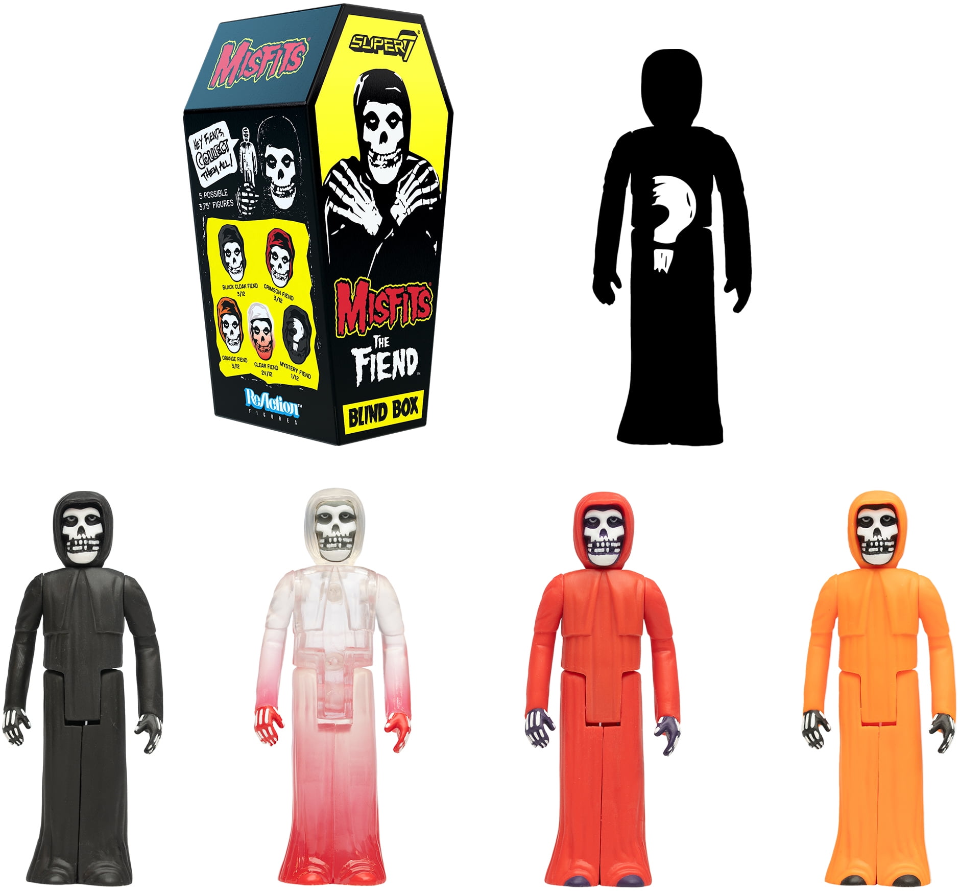 Super7 - Misfits - Reaction Blind Box Wv1 - The Fiend 12pc Flat