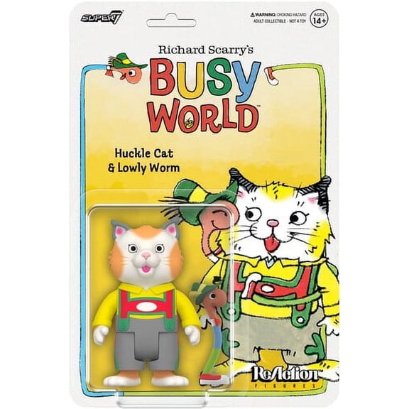 Super7 - Richard Scarry - Reaction Wv1 - Huckle Cat, Super7, Gifts