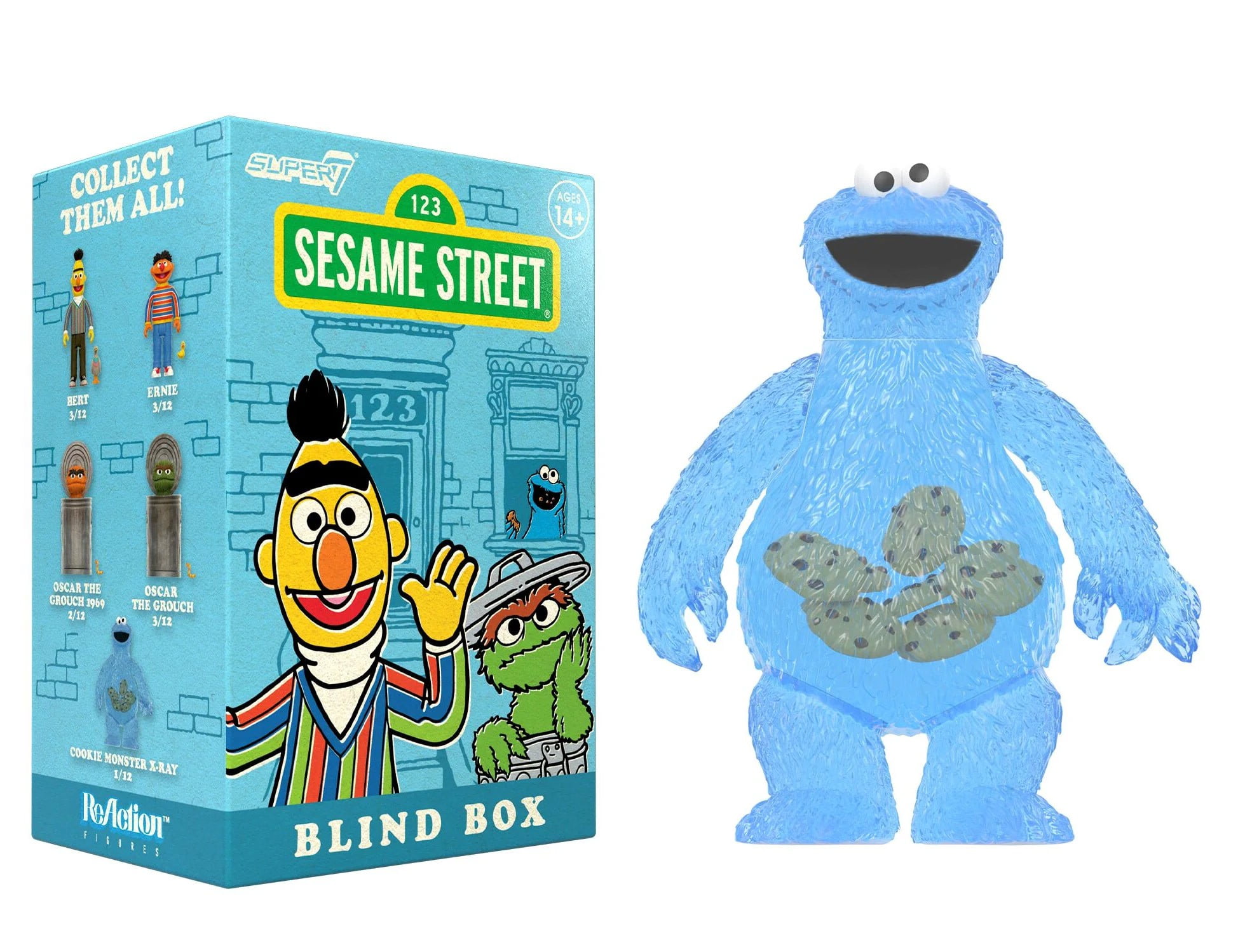 Super7 Sesame Street Blind Box Reaction Action Figure - Walmart.com