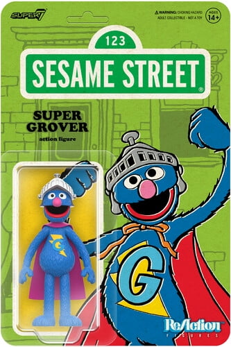 Super7 - Sesame Street - ReAction Figures Wv3 - Super Grover