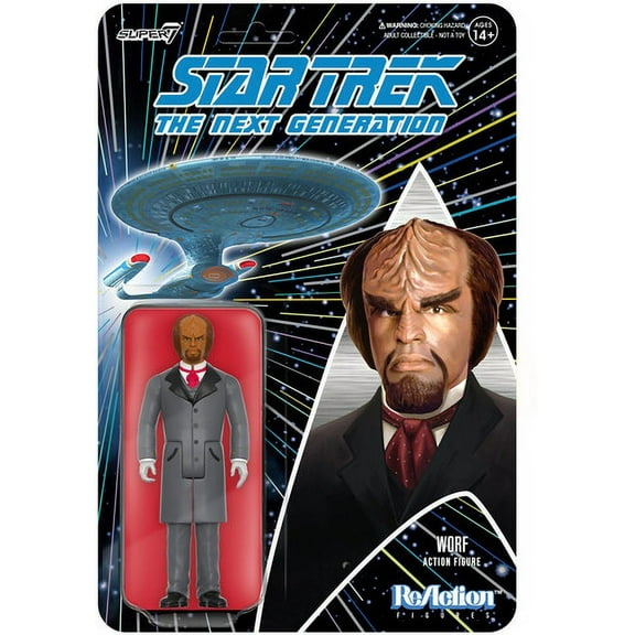 Super7 - Star Trek: The Next Generation Reaction Figures Wave 3 - Victorian Worf, Super7, Gifts