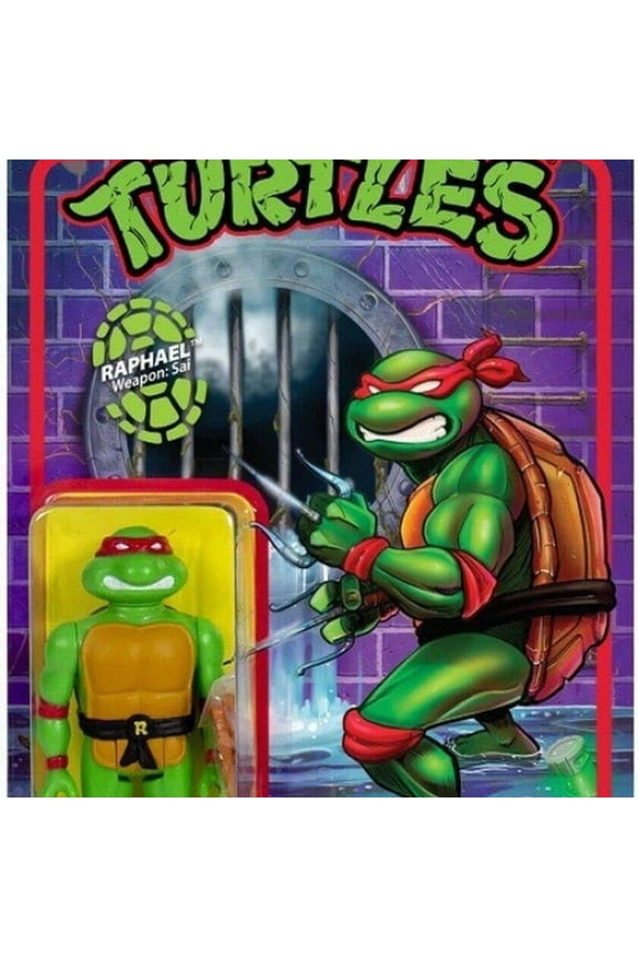 Raphael TMNT Teenage Mutant Ninja Turtles ReAction Figure Collectible Super7